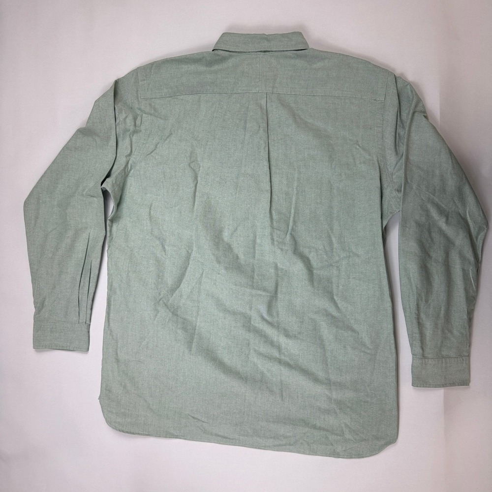 Ralph Lauren Mens XL Sage Green Oxford Flesh Pony Classic Fit Button Down Shirt - Picture 2 of 12